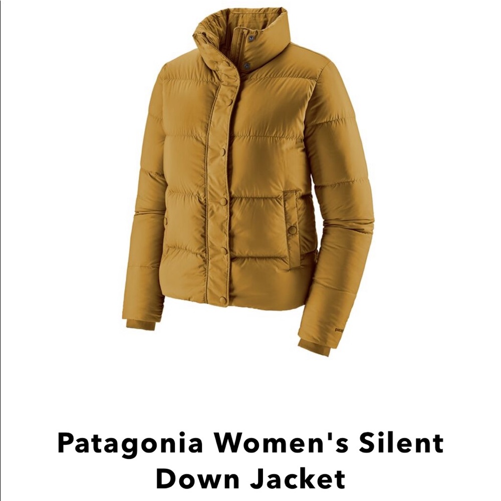 Patagonia Silent Down Jacket Castona Brown S
